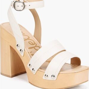 Sam Edelman White Platform Sandals Sz. 7.5
